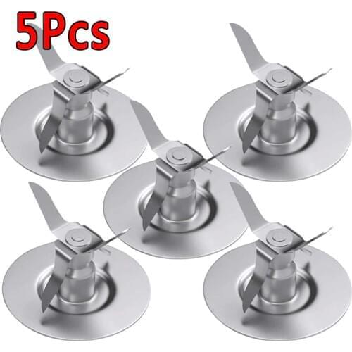 5Pcs Stainless Blender Ice Blade Blender Parts Spare Replacement Parts For Oster OS 2726 4101-8 5000-08 6689 Kitchen Appliance