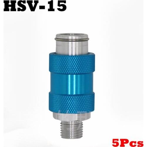 5Pcs G1/2" HSV Series Push Hand Operated Slide Valve HSV 15 Slide Switch Vent Valve HSV-15