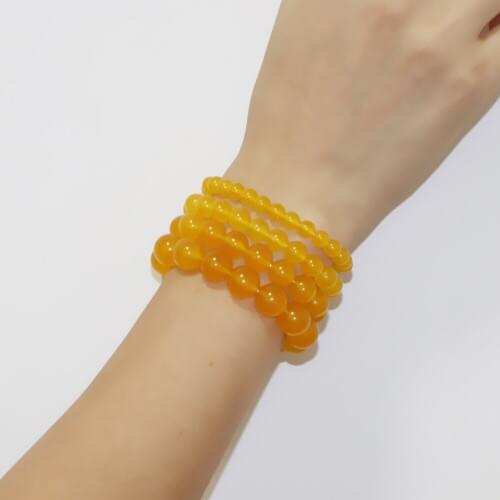 6/8/10/12mm Natural Stone Jades Bracelet Quartzs Stretch Yoga Beaded Bracelets Bangles Handmade Gifts Wristand Jewelry 19cm B356