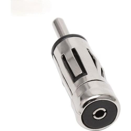 Car Vehicles Radio Stereo ISO To Din Aerial Antenna Mast Adapter Connector Plug for Car Radio Stereo Autoradio Fit Most Types