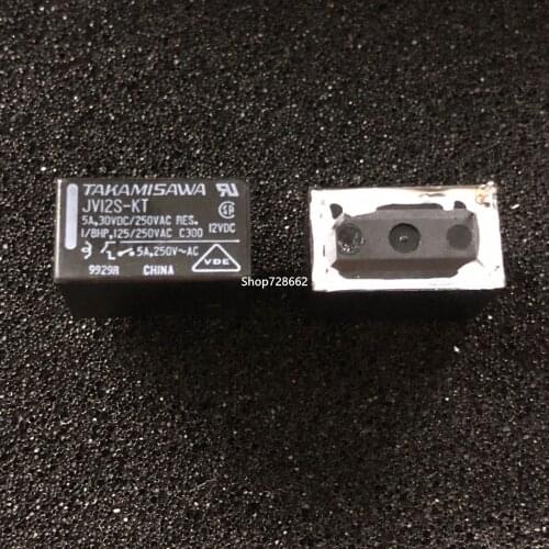 Free shipping lot (5 pieces/lot) 100%Original New JV12S-KT JV-12S-KT 4PINS 5A30VDC/250VAC 12VDC Power Relay