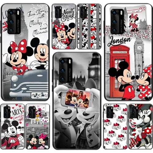 Mickey Minnie Travel For Huawei P Smart Z S Pro Plus 2018 2019 2020 2021 Mate 10 20 30 40 RS PRO Plus lite Phone Case