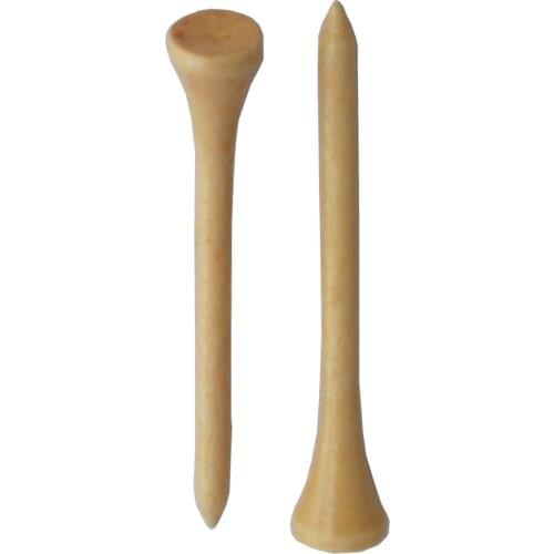 Golf Ball Wood Wooden Tee Straight Wood Long TEE 83mm Long New