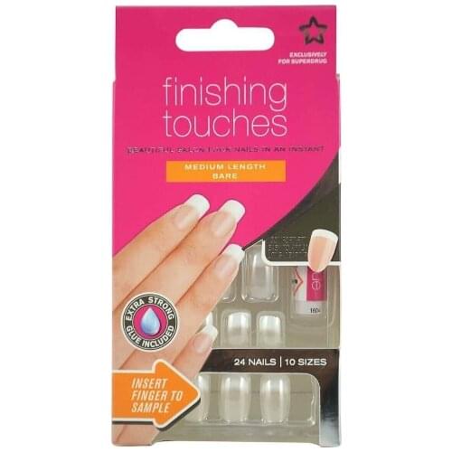 French Long Fake Nails 24 Pieces