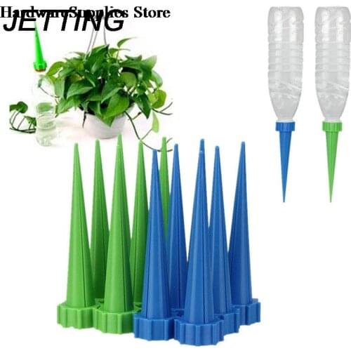 Hot 4Pcs Automatic Garden Watering Spike Plant Flower Waterers Bottle Irrigation System Watering Cones Garden Tools