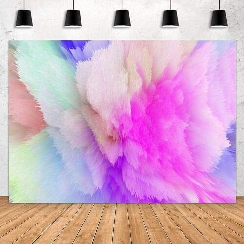 Paint Art Background Colored Painting Photography Backdrop Rainbow Birthday Party Bridal Shower Wedding Cake Table Banner