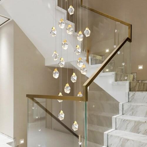 Custom Pendant Lamp Modern Fashion Art Glass Star Type Decorative Chandelier For Hotel Lobby Corridor