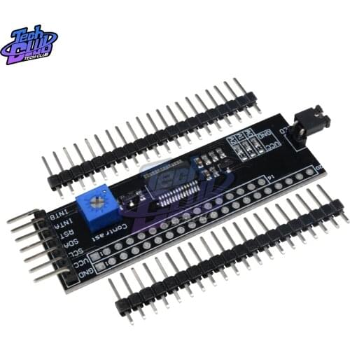 MCP23017 12864 LCD I2C IIC TWI SPI Serial Interface Adapter Plate Board Converter Module For Arduino 1602 2004 With Pins 128*64