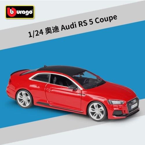 Bburago 1:24 Audi RS5 Coupe Alloy Model Car Static Metal Model Vehicles For Collectibles Gift