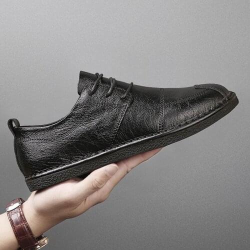Fashion Sneakers Men Shoes Business Formal Shoes Men Leather Shoes Big Size 47