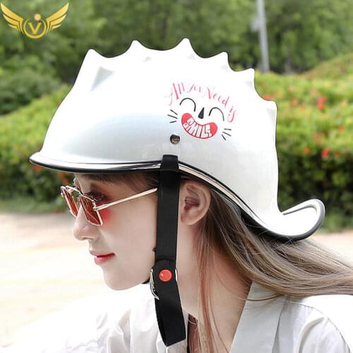 Retro Vintage Casco Moto Unisex Motorcycle Helmet Open Face Scooter Biker Motorbike Racing Riding Helmet Motor accessrios