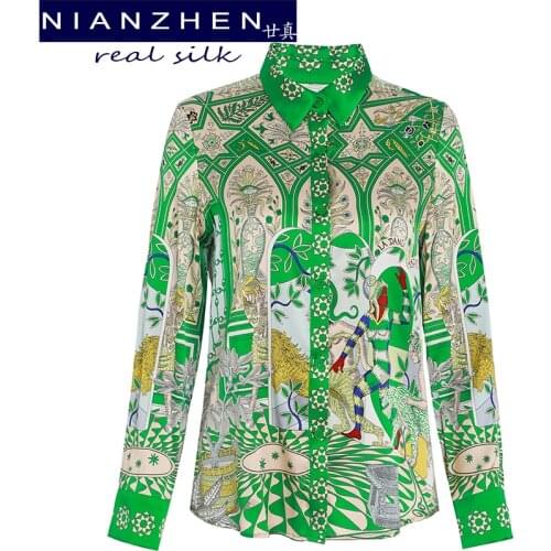 Блузки с принтом NIANZHEN China At AliExpress