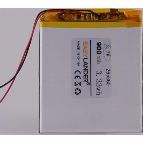 265360 900mAh Rechargeable Li-Polymer Battery For Kindle 7 7th Gen 6" E-BOOK MP4 MP5 Story machine 255560 WP63GW