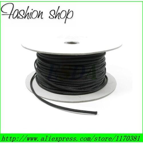 10Meters / Lot 2mm PET expandable cable sleeve braided cable sleeving