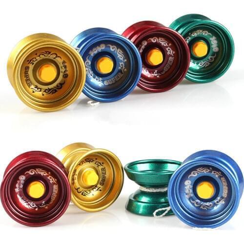 1Pc Professional YoYo Aluminum Alloy String Trick Yo-Yo Ball Bearing for Beginner Adult Kids Classic fashion interesting Toy