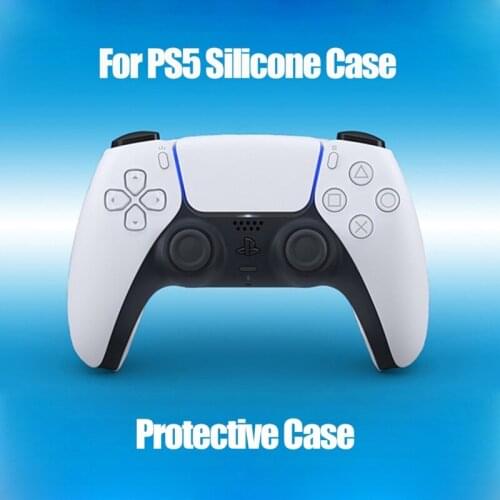 Washable Handle Sleeve Silicone Case Dustproof Skin Protective Cover Anti-Slip for S-ony PlayStation PS5 Controller