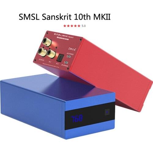 SMSL SK10 MKII Sanskrit 10th MKII AK4493 24Bit /384KHZ DSD256 High-End DAC Decoder
