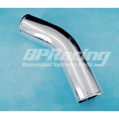 3.15" Inch /80mm/45 degree Universal Polished DIY aluminum pipe /Thickness 2mm/intercooler pipe / air intake pipe/ Can be welded
