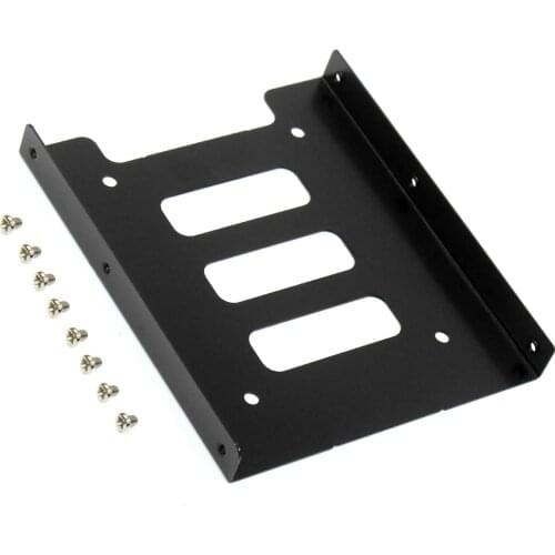 XT-XINTE 2.5 inch SSD HDD to 3.5 inch Metal Mounting Adapter Bracket Dock Hard Drive Holder For PC Hard Drive Enclosure