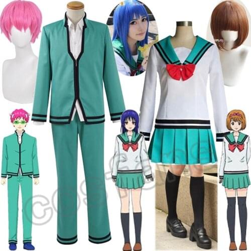 Japan The Disastrous Life of Saiki K. women Teruhashi Kokomi cosplay dress Saiki Kusuo no sai-nan Yumehara Chiyo Nan Uniform Cos