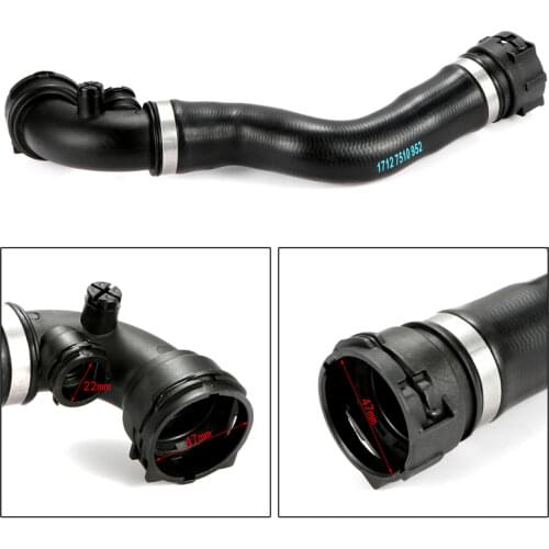 1pc Radiator Upper Hose for BMW E46 11531436406 Car Radiator Parts Rubber Water Pipe Engine Coolant Tube Auto Accessories