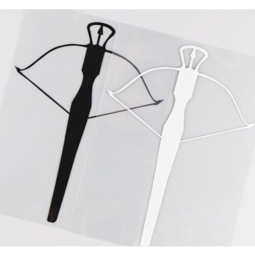 12.7CM*17.1CM Weapon Crossbow Pattern Personalized Vinyl Decal Decoration Car Sticker 1A-0226