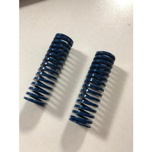 2pcs Plastic Injection Mold Die Light Load Blue Compression Spring 20mm x65mm 10x20x65mm