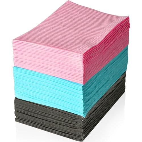 Newest 25Pcs Disposable Tattoo Clean Pad Waterproof Medical Paper Tablecloths Mat Double Layer Sheets Tattoo Accessories 45*33cm