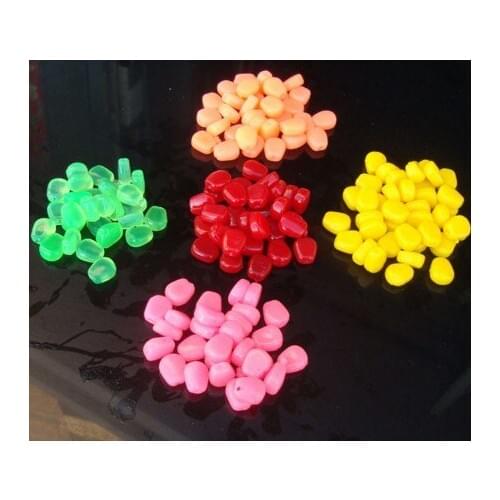 50Pcs/Lot Soft Baits corn carp Fishing Lures Floating baits With the smell of baits Corn grain baits