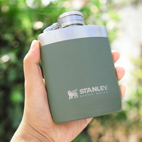 Stainless steel hip flask high-grade Vintage wine bottle outdoor Portable portable 304 Stainless steel hip flask 236ml