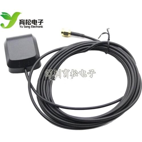 GPS antenna Car DVD navigation antenna GPS satellite positioning antenna SMA male straight GPS universal antenna