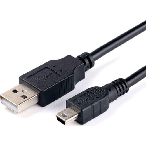 USB Type A To Mini USB Data Sync Cable 5 Pin B Male To Male Charge Charging Cord Line for Camera MP3 MP4