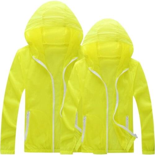 New Men&Women Quick Dry Skin Jackets Waterproof Anti-UV Coats Outdoor Sports Brand Clothing Camping Hiking Male&Female Jacket