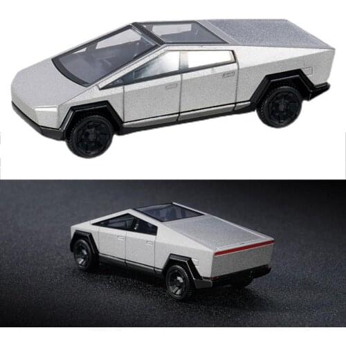 1/64 Alloy Car Model Toy for Tesla Cybertruck Diecast Replica Model Car Vehicles Toy Cars Children Gifts