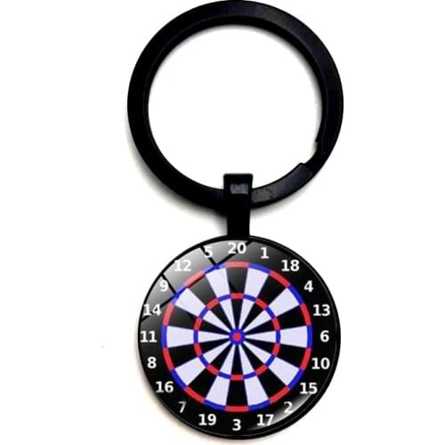 2020 Fashion Creative Dart Target Time Glass Pendant Keychain Men and Women Jewelry Keychain