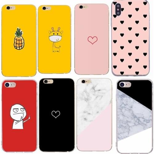 Soft FOR Coque iPhone 5 5S SE 6 6S 7 8 Plus X Pineapple Case Cover FOR Capa iPhone 6 Case FOR Fund iPhone 6S Case FOR iPhone 5