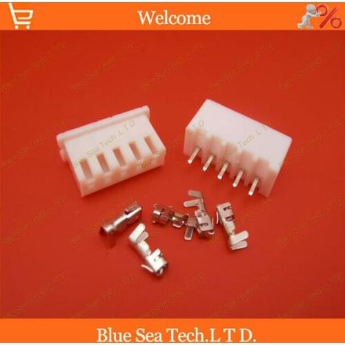 Sample,50 sets 5 Pin XH 180 angle Pin Connector 2.54mm XH-5P Kits for PCB/Automotive/electronic circuit ect.Free Shipping