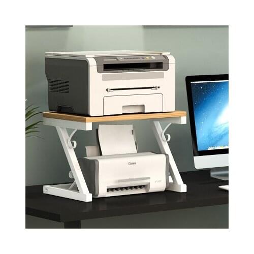 Office Desktop Shelf Printer Shelf Document Receiving Telephone Shelf desk accessories Multi-Function Solid Wood Copier