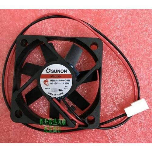 Original SUNON 5010 ME50101V1-000C-A99 1.32W 50*50*10MM 2-line heatsink Cooling fan