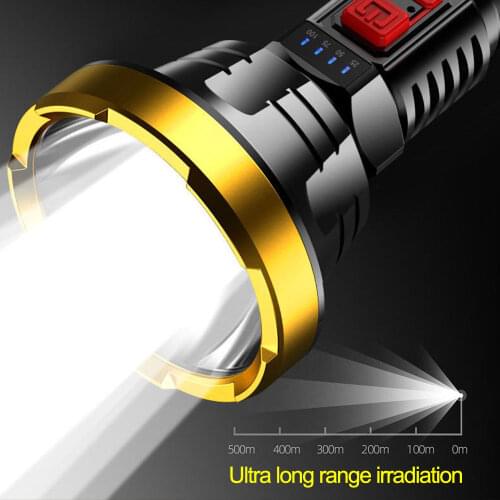 Outdoor XPE Strong Light Flashlight USB Rechargeable Tactical Hunting lamp Built-in Battery Light LED camping Flashlights
