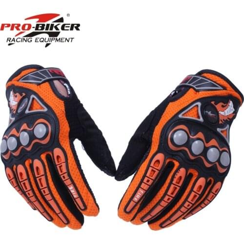 PRO-BIKER Motorcycle Racing Gloves Motocross Off-Road Enduro Full Finger Riding Gloves Size: M L XL 4 color