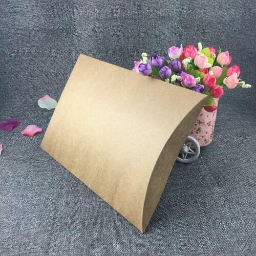12pcs Paper A4 size Pillow Shape Gift Packaging Box Wedding Party Gift Favor Box Candy/Jewelry Accessories Supplies
