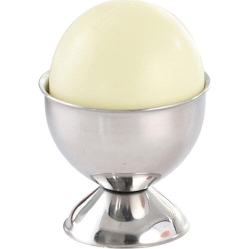 Egg Cup Egg Tray Stainless Steel Soft Boiled Egg Cups Holder Stand Dishwasher Safe GQ