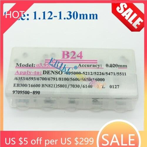 ERIKC B24 gaskets sizes 1.12-1.30mm common rail adjustment shims 100 pcs and auto diesel injector repair calibration gasket kit