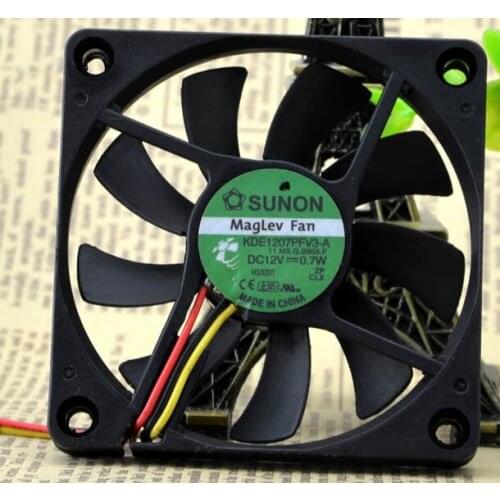 SSEA New server cooling fan for SUNON KDE1207PFV3-A 12V 0.7W 7010 7CM 70x70x10mm