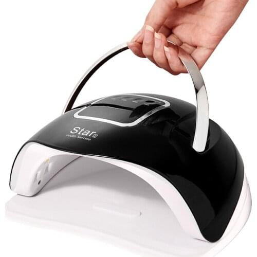 Star2 72W Nail Lamp Portable UV LED Nails Dryer Gel Polish Curing Light Manicure Machine with 4 Timer Setting Smart LCD C1FF