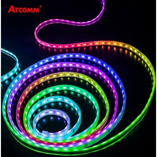 2811 LED Strip Light 12V WS2811 5050 RGB TV Backlight Tape Lamp Pixels Programmable Individual Addressable Diode Ribbon Flexible