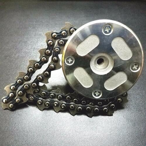 Universal Power Grass Trimmer Head Durable Steel Chain Saw Links Coil 65Mn Brush Cutter Garden Lawn Mower Parts Fit All Mower