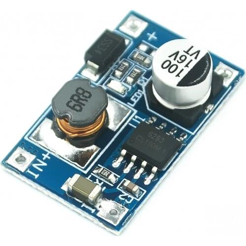 8W high-power booster module input 3V to 6V to 12V 3.7V lithium battery charger USB booster plate