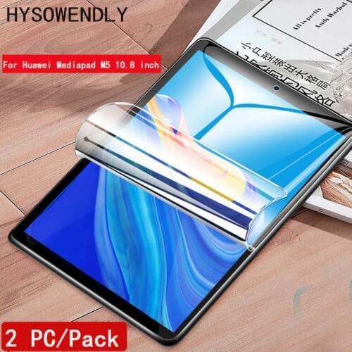 HYSOWENDLY Screen Films For Huawei MediaPad M5 10 pro Soft Glass Protector HD Film For Huawei MediaPad M5 10.8" CRM-AL09 CRM-W09
